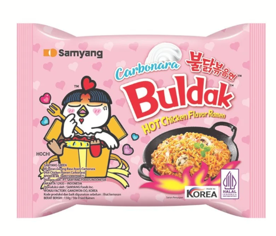 サムヤン ブルダック カルボナーラ味炒め麺 130G