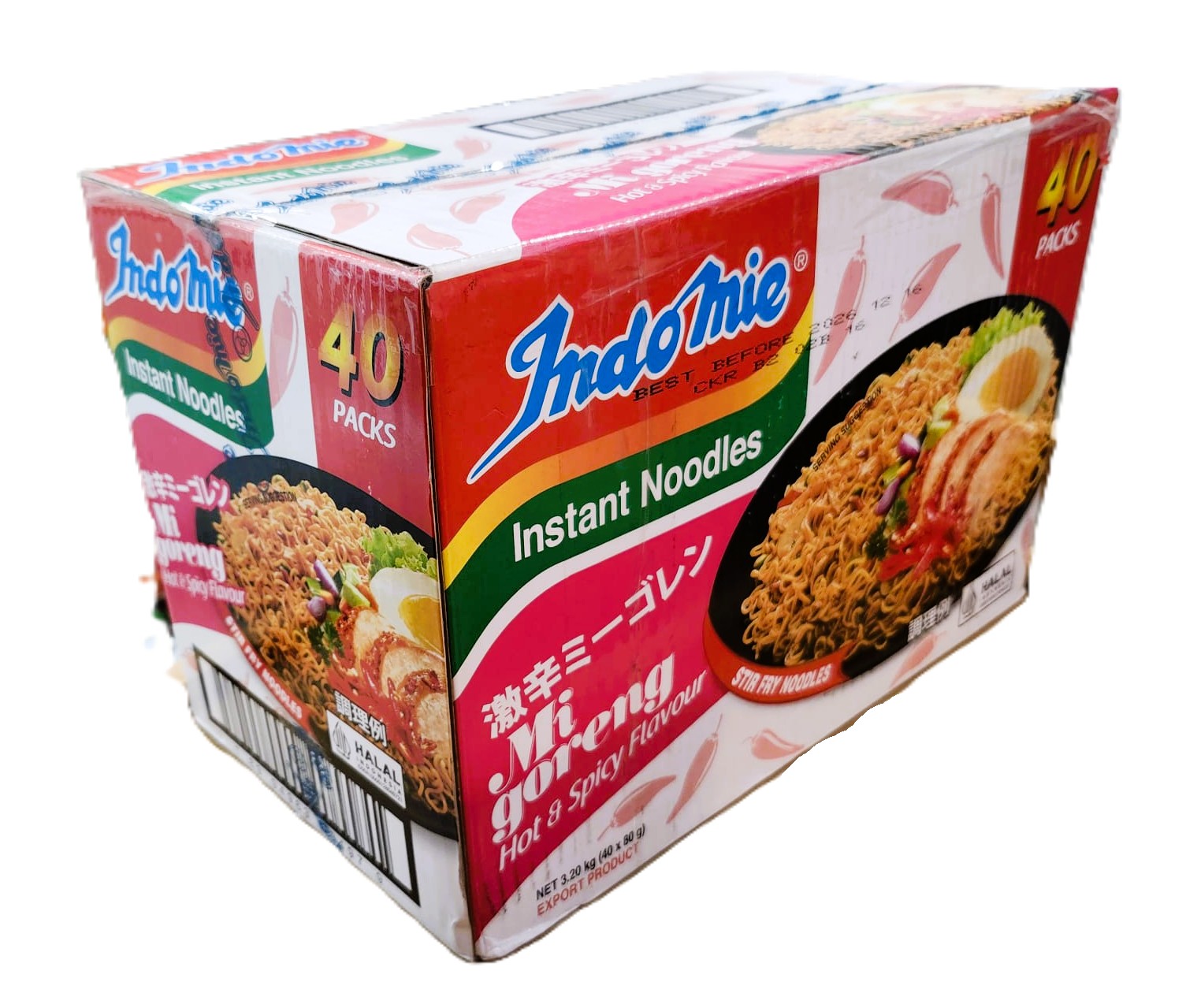 インドミー 激辛焼きそば 80G 40袋