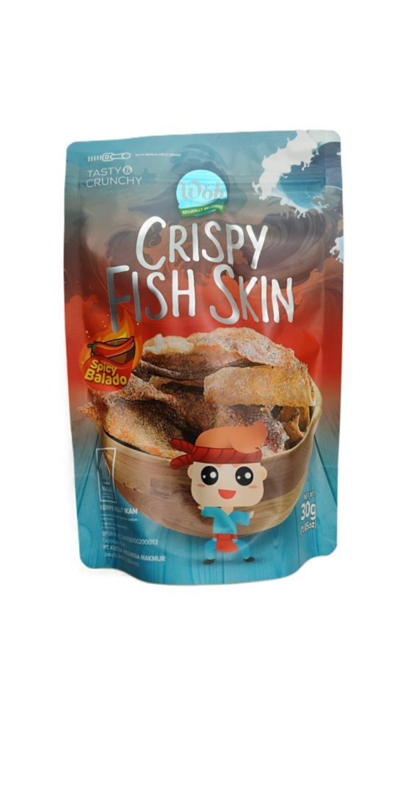 ウオー フィッシュスキン バラド味 30G