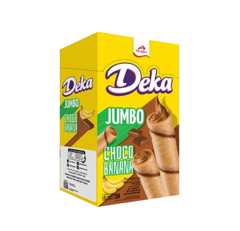 デカ  ワッフルロール ジャンボ チョコバナナ 280G