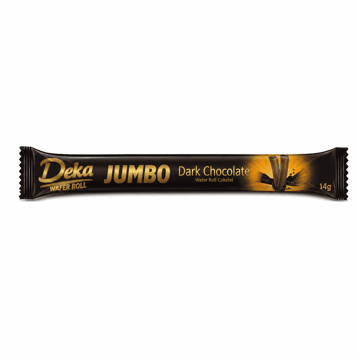 デカ  ワッフルロール ジャンボ ダークチョコ 14G