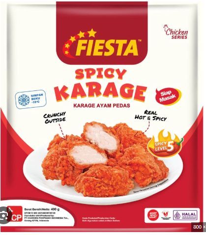 フィエスタ 冷凍スパイシーから揚げ 400G