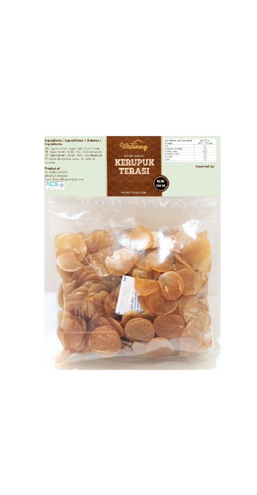 ワルン えびせんエビペースト味 250G