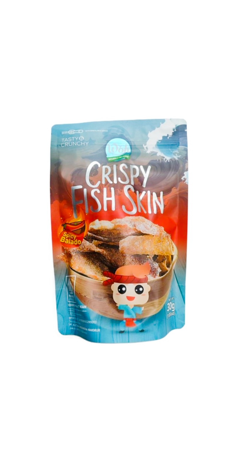 ウオー フィッシュスキン バラド味 30G