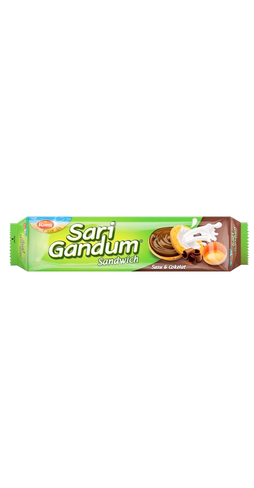 ロマ 全粒粉ビスケット ミルク＆チョコレート 108G